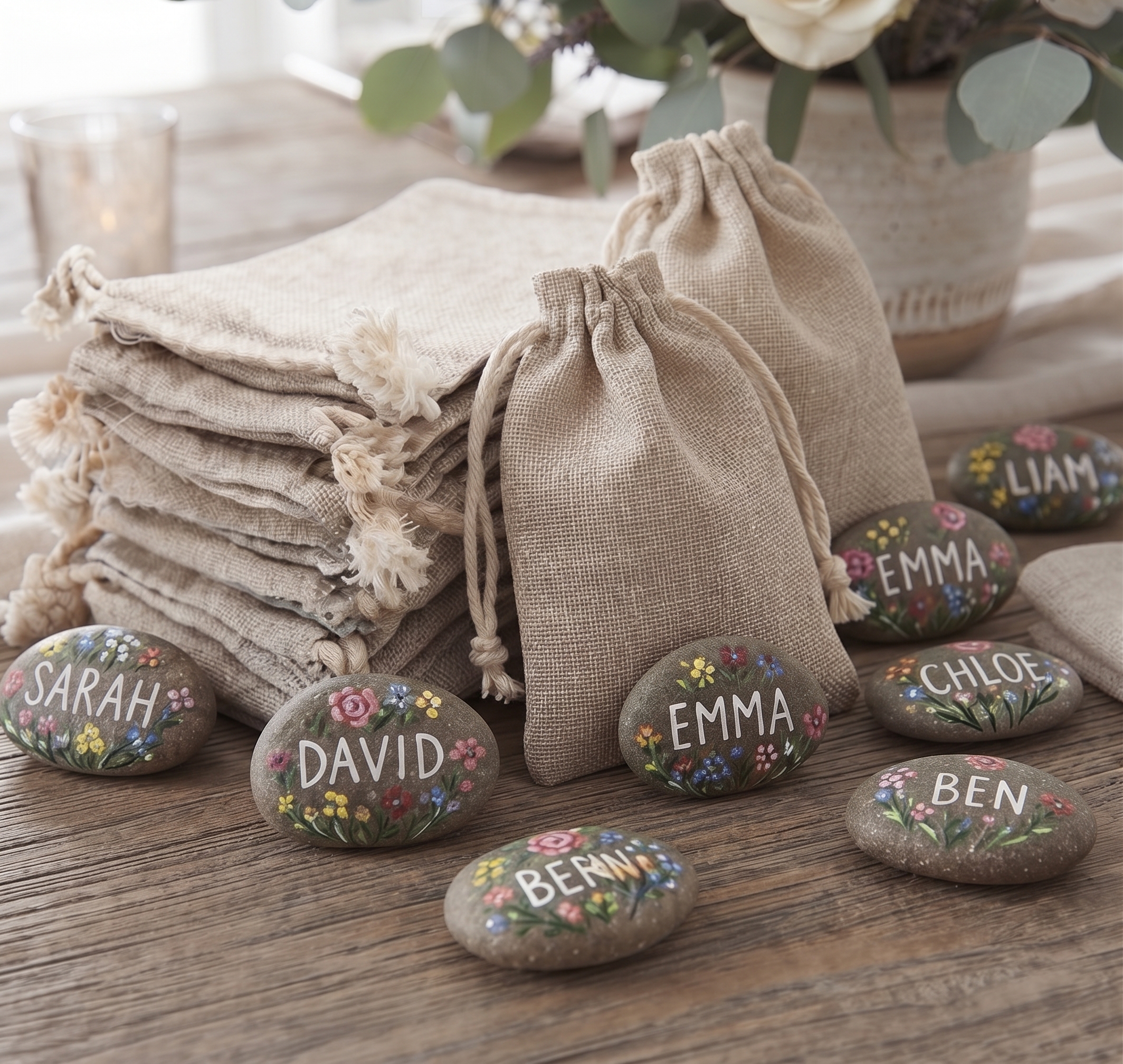 Canvas Pouch Favors